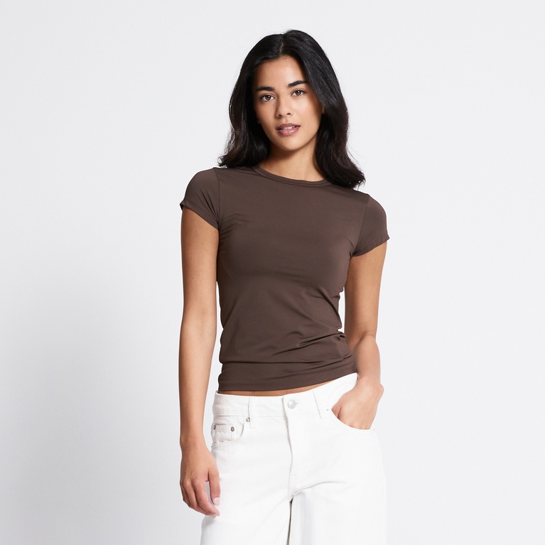 Shape top "Cleo" Brown